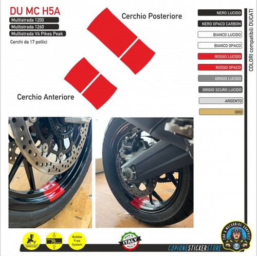 Set aufkleber felgen ducati - aufkleber,